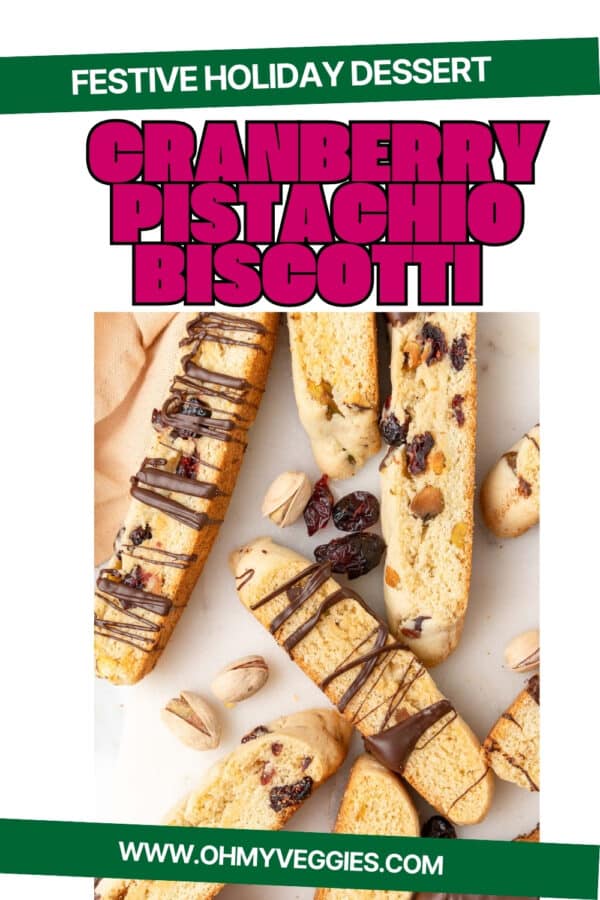 cranberry pistachio biscotti