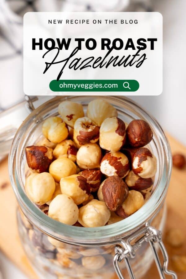 Roasting hazelnuts