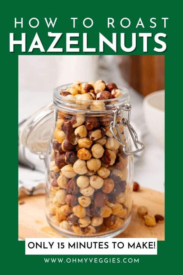 Roasting hazelnuts